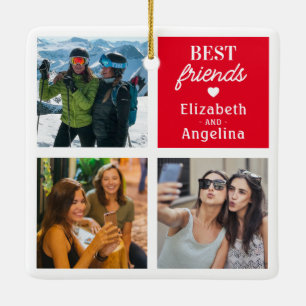Modern Best Friends Picture Keramikornament