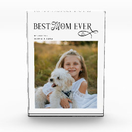 Modern Best Mom Ever Photo Mothers Day Gifts Fotoblock
