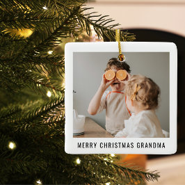 Modern Best Oma je Schönheit Weihnachtsgeschenk Keramikornament