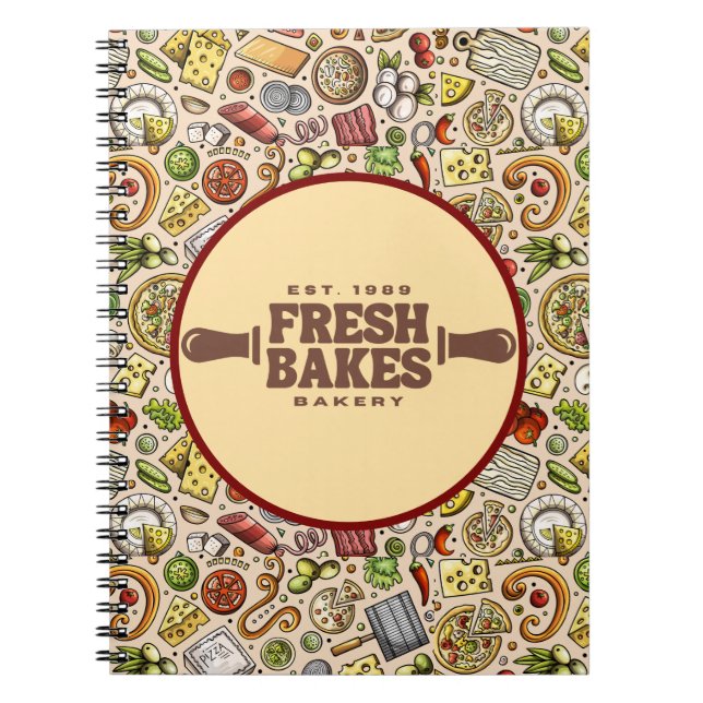 Modern Best Pizza In Town Professional  Notizblock (Vorderseite)