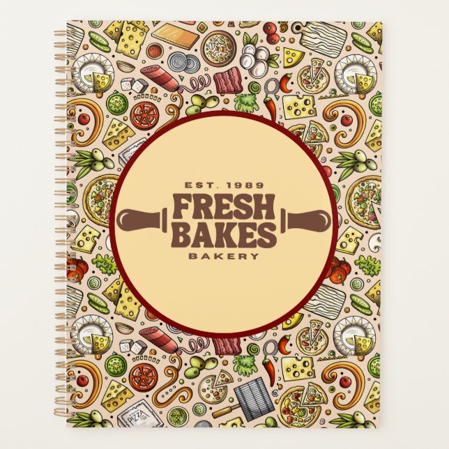 Modern Best Pizza In Town Professional  Planer (Vorderseite)