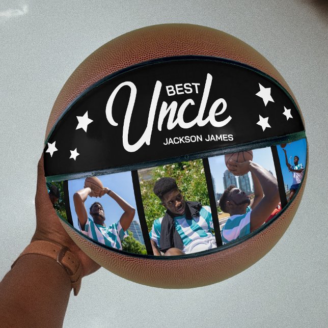 Modern Best Uncle 5 Photo Basketball (Von Creator hochgeladen)