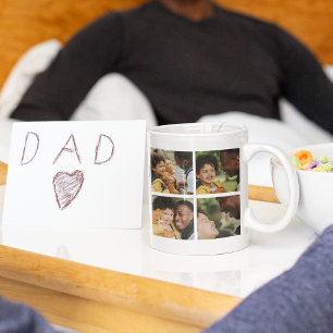 Modern Bester Ever Bonus-Papa   Fotocollage Kaffeetasse