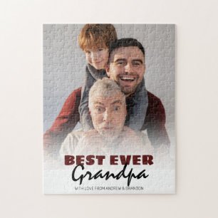 Modern Bester Großvater Aller Zeiten Foto Puzzle