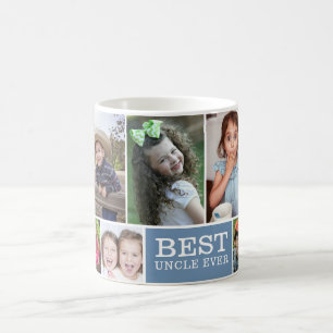 Modern Bester Onkel Aller Zeiten 10 Foto-Collage B Kaffeetasse