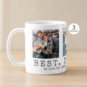 Modern BESTER VATER ALLE ZEIT Foto Personalisiert Kaffeetasse