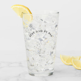 Modern bester Vater per Par Custom Foto Pint Glas