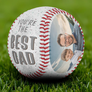 Modern Bester Vater Vatertag 2 Fotos Baseball