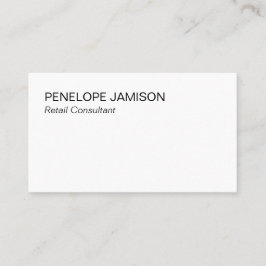 Modern Black and White  Visitenkarte