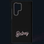 Modern Black Blush Dusty Pink Monogram und Name Samsung Galaxy Hülle<br><div class="desc">Das neue Samsung SGH-E900 ist ein neues Mobiltelefon, mit dem die Samsung SGH-E100 Digitalkamera und das Sony Ericsson Z250 Digitalkamera ausgestattet sind. Das Gehäuse ist in einer raffinierten Mischung aus schwarz und rot staubfarbenem Rosa gefertigt, wodurch ein stilvoller Kontrast entsteht und Ihr personalisiertes Monogramm und Ihren Namen hervorgehoben werden. Mit...</div>