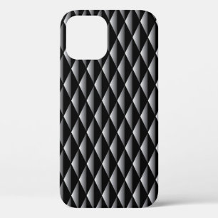 Modern Black Diamond Geometric Muster Case-Mate iPhone Hülle