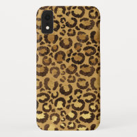 Modern Black Gold Foil Cheetah Tiermuster
