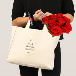 Modern Black & Gold Horse Race Derby Equestrian Mini Stoffbeutel