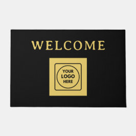 Modern Black Logo Business doormat Fußmatte