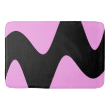 Modern Black River Pink