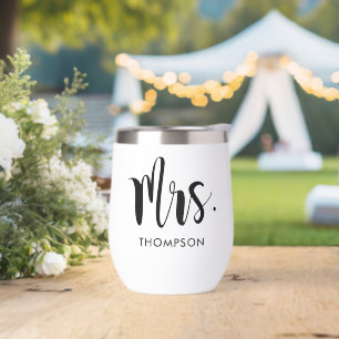 Modern Black Script Personalisiert Wedding