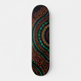Modern Black Tattoo Ikat Geometrisches Tribal Must Skateboard
