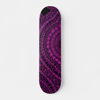 Modern Black Tattoo Ikat Geometrisches Tribal Must Skateboard