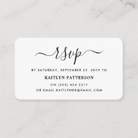 Modern Black & White Simple Script UAWG