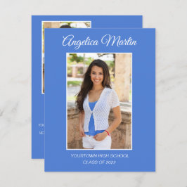 Modern Blue 2 Side Abschluss 3 Foto Class 2022