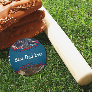 Modern Blue 3 Foto Best Vater Ever Baseball