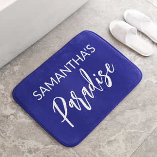 Modern Blue Bath Mat Badematte