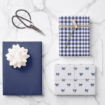 Modern Blue Christmas Wrapping Paper Geschenkpapier Set<br><div class="desc">Dieses Süßpapier ist ein perfekter Weg Weihnachtswünsche zu versenden. Es ist eine wunderschöne und geschmackvolle Art,  Ihre Weihnachtsschmuck oder jedes andere Geschenk zu schicken.</div>