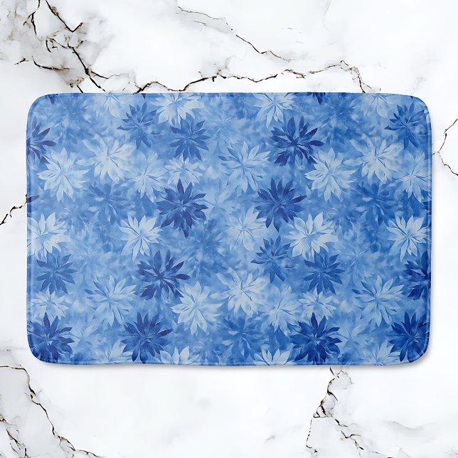 Modern Blue Frost Badematte (Modern Blue Frost Bath Mat)