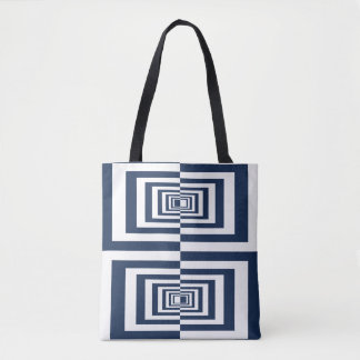 Modern Blue Geometric Muster