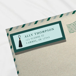 Modern Blue Graduation Cap Tassel