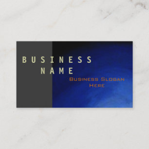 Modern Blue Gray Abstrakt Business Card Visitenkarte