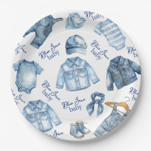 Modern Blue Jean Baby Denim Themed Baby Dusche