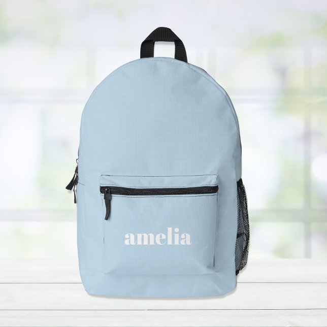 Modern Blue Personalisiert Bedruckter Rucksack (Von Creator hochgeladen)