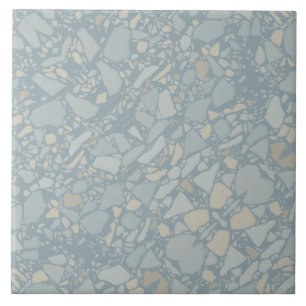 Modern Blue Terrazzo Effect Tile Fliese