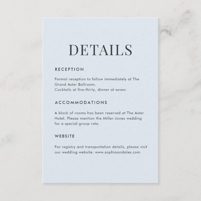 Modern Blue Terrazzo & Emerald Begleitkarte (Vorderseite)