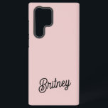 Modern Blush Dusty Pink Monogram und Name Samsung Galaxy Hülle<br><div class="desc">Das moderne Blush Dusty Pink Monogram und der Name Lumbar Kissen verleihen jedem Wohnraum einen stilvollen und personalisierten Akzent. Dieses Kissen aus der Lumbalabar ist mit einem eleganten Schriftzeichen mit einem eigens dafür vorgesehenen Monogramm und Namen geschmückt. Es ist so konzipiert, dass es sowohl Komfort als auch eine einmalige Touch...</div>
