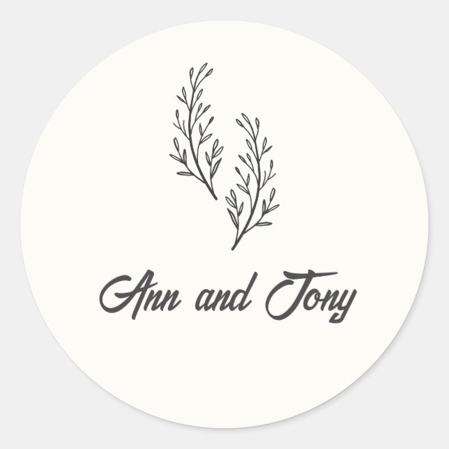 Modern Bohemian Desert Romance | Stickers (Vorderseite)