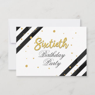 Modern Boho 60. Geburtstag Einladung