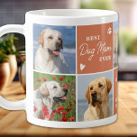 Modern Boho 7 Foto Collage Personalisierte DOG-MAM Kaffeetasse<br><div class="desc">Die moderne und stilvolle Hunde-Mama-Tasse, die perfekte Gabe für jeden Hundefreund! Diese schicke Tasse besticht durch eine moderne, kundenspezifische Collage aus dem Foto und die personalisierte Botschaft, Ihre Liebe für Ihren Furry-Freund zu zeigen. Als Hundemutter gibt es nichts Besseres, als morgens mit dem Welpen und einer warmen Tasse Kaffee oder...</div>
