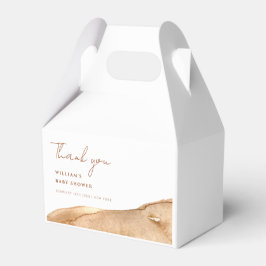 Modern Boho Abstrakt Desert Baby Dusche Vielen Dan Geschenkschachtel