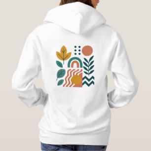 Modern Boho Abstrakte Natur Hoodie