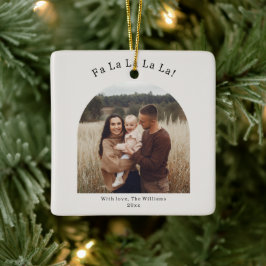 Modern Boho Arch Beige Farm La La La La La La La L Keramikornament