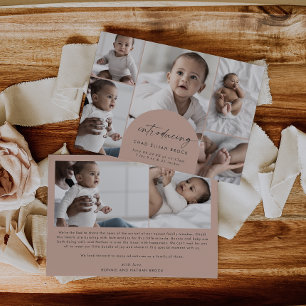 Modern Boho Arch Lachs - Foto - Birne Ankündigung