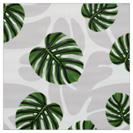 Modern Boho Botanical Leaves Pattern Stoff