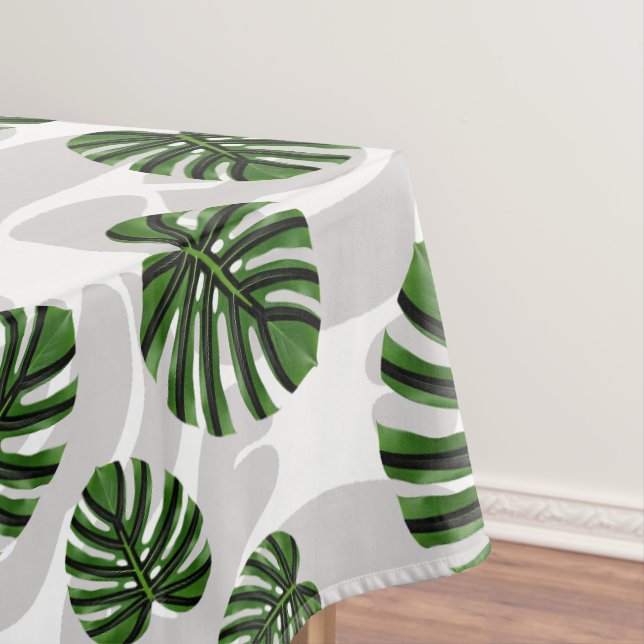 Modern Boho Botanical Leaves Pattern Tischdecke (Beispiel)