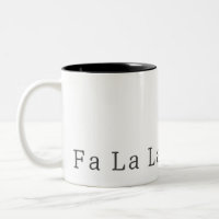 Modern Boho Christmas Fa La Coffee Tasse