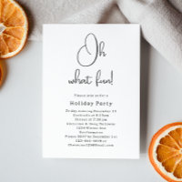 Modern Boho Christmas Oh What Fun Party