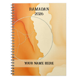 Modern Boho Crescent Notizblock