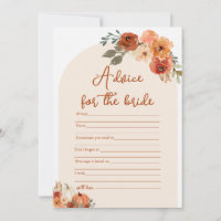 Modern Boho Fall Pumpkin Advice für das Bride Game