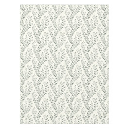 Modern Boho Floral Pattern Sage Cream Tischdecke